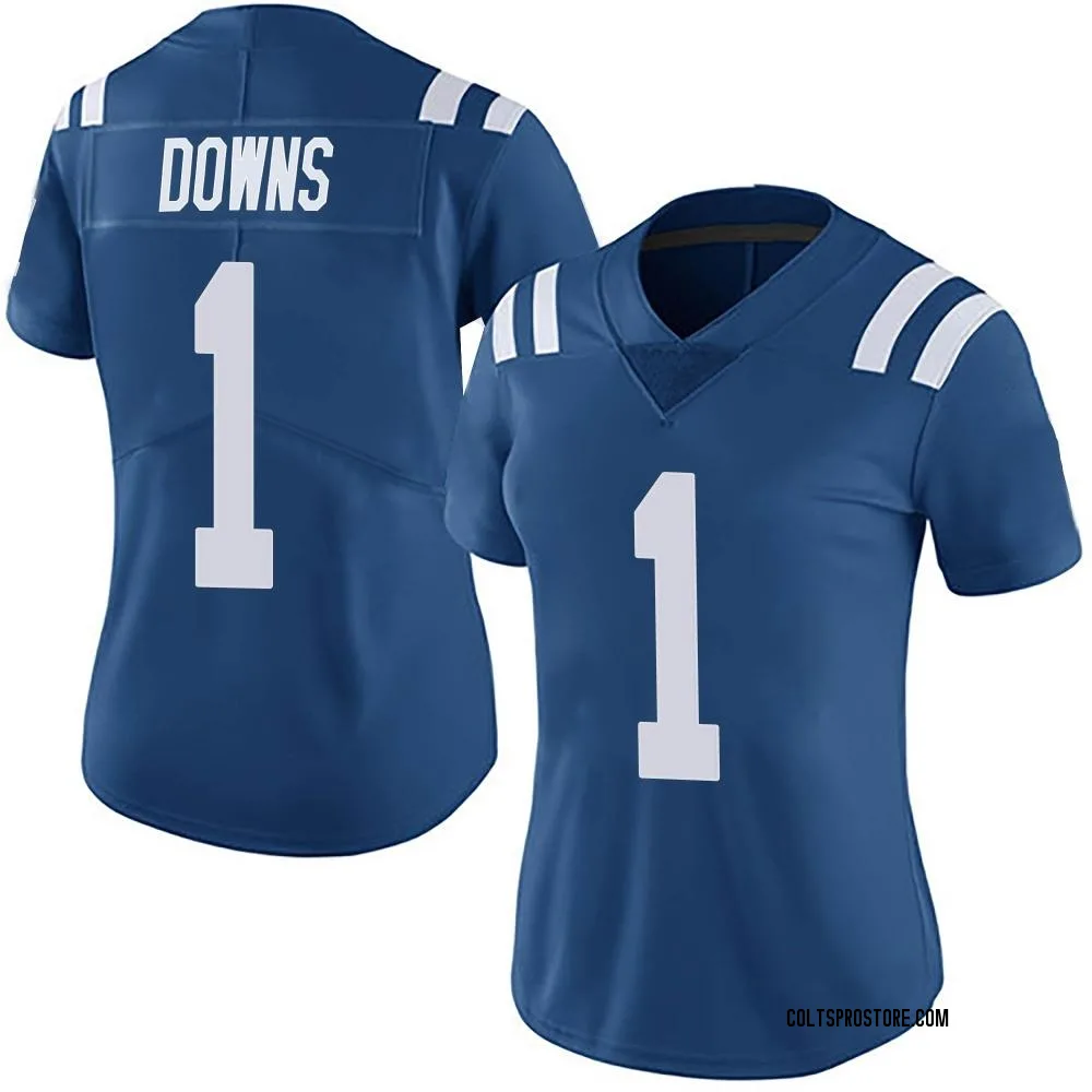 Women's Limited Josh Downs Indianapolis Colts Royal Team Color Vapor Untouchable Jersey